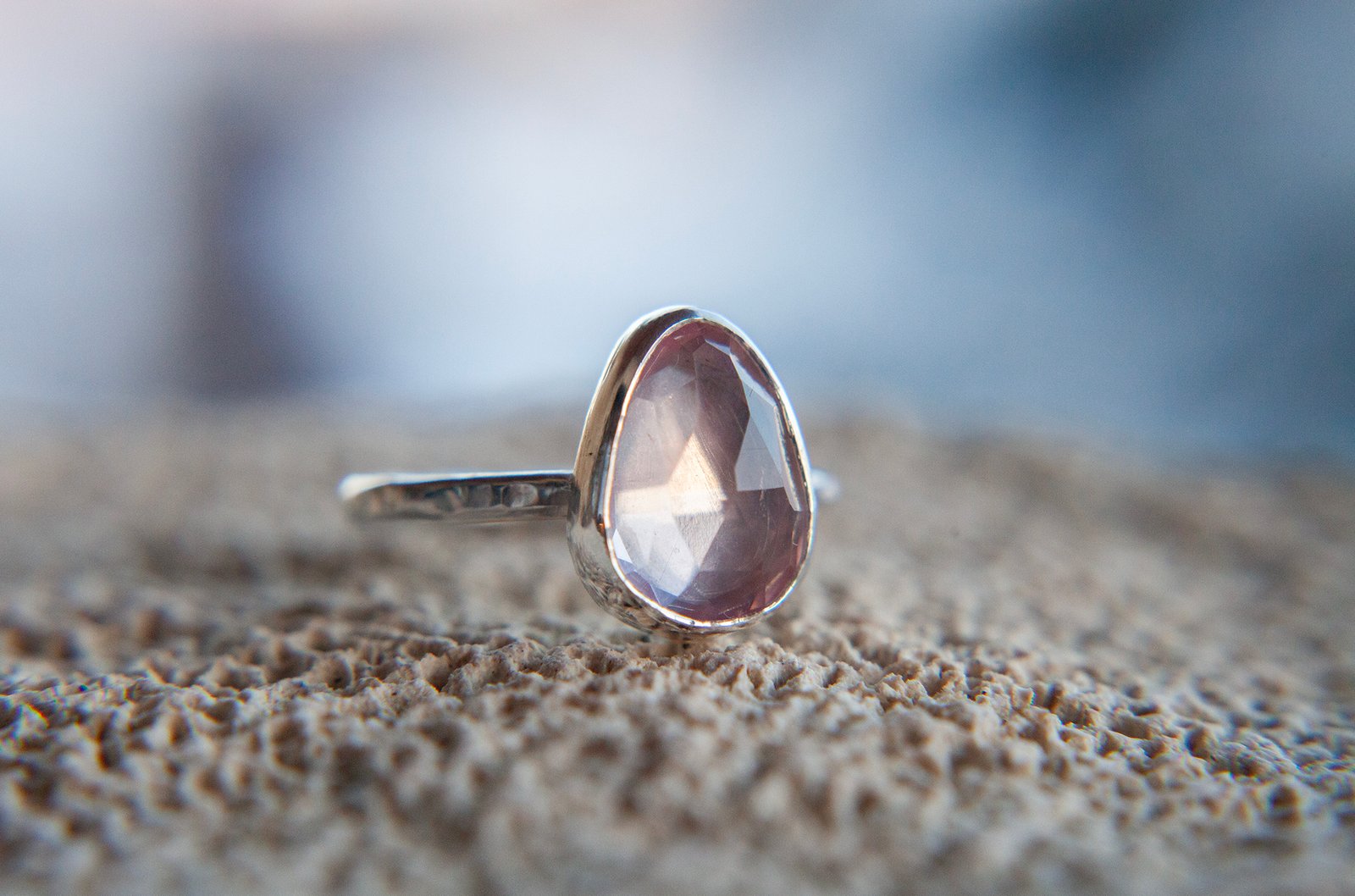 Ružičasti kvarc - Prsten