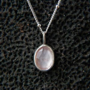 Ružičasti kvarc - Ogrlica