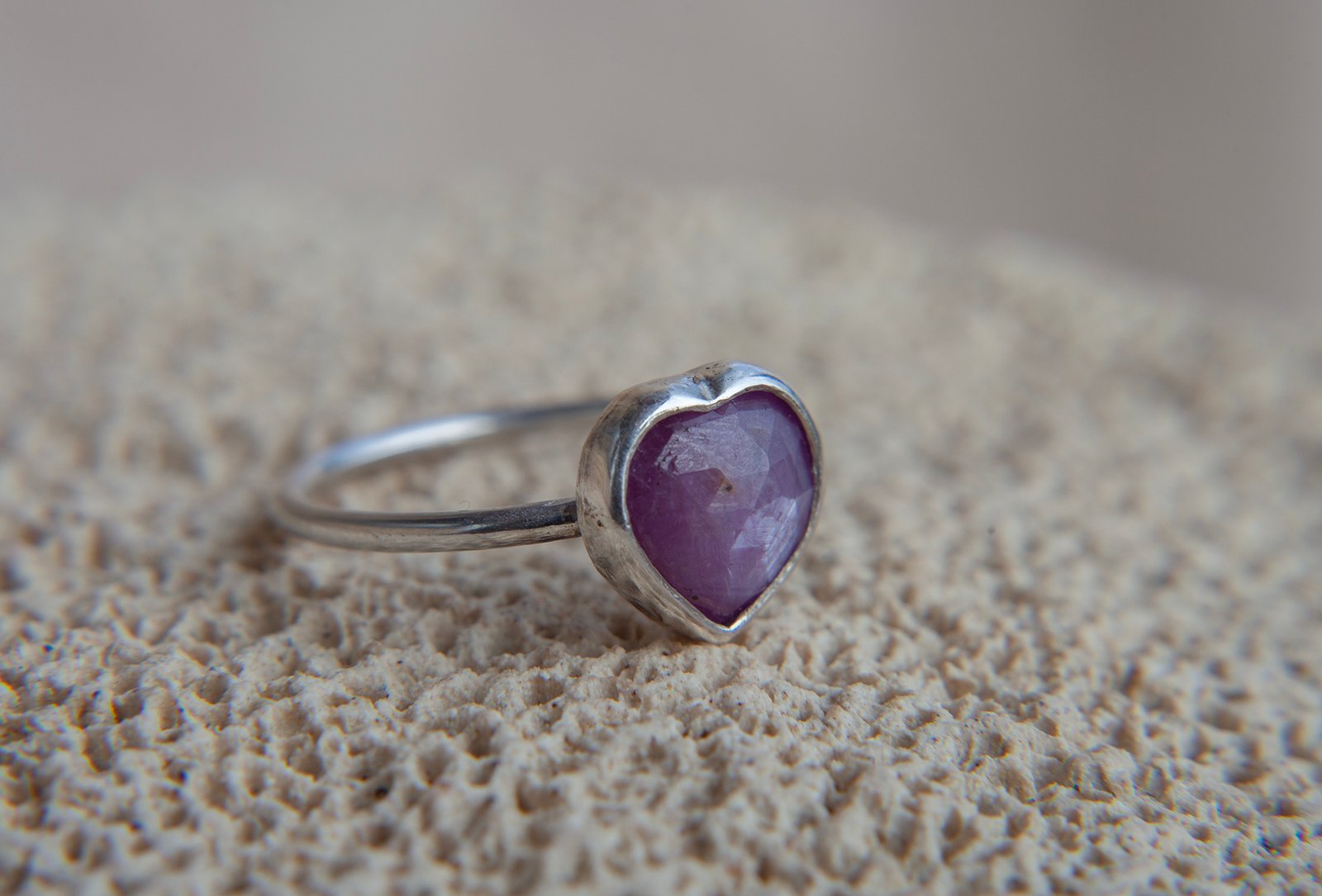 Svilenkasti safir - Prsten