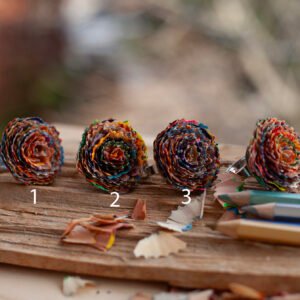 Alternative view of Drvenka - prsten od recikliranih drvenih bojica